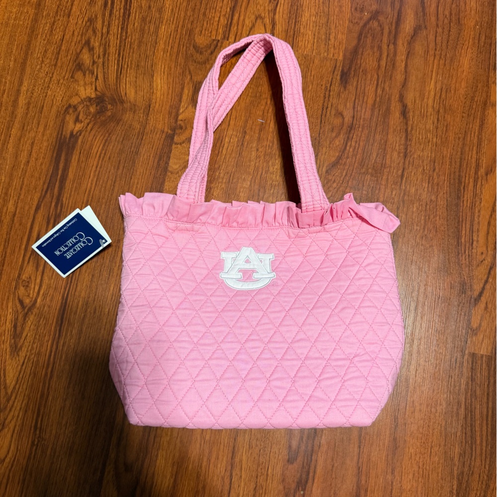 Charming Pink Quilted Kids Bag